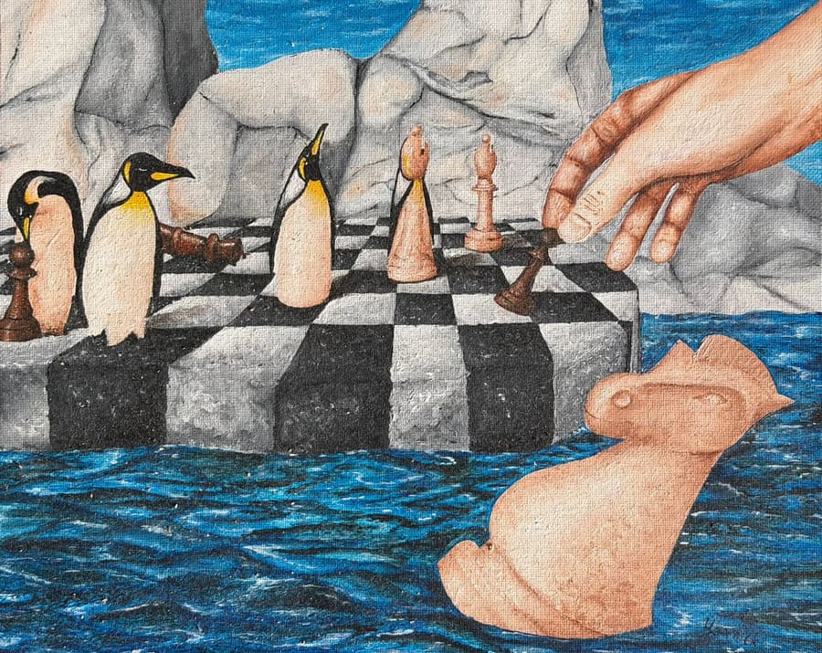 Pinguin & Schach Metamorphose
